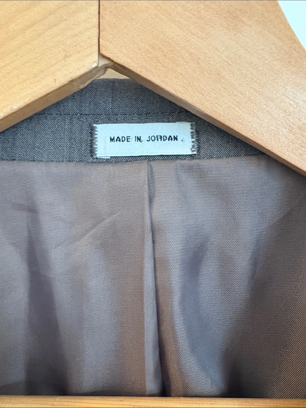 Calvin Klein made in Jordan Gray Pinstripe Sport Coat Blazer